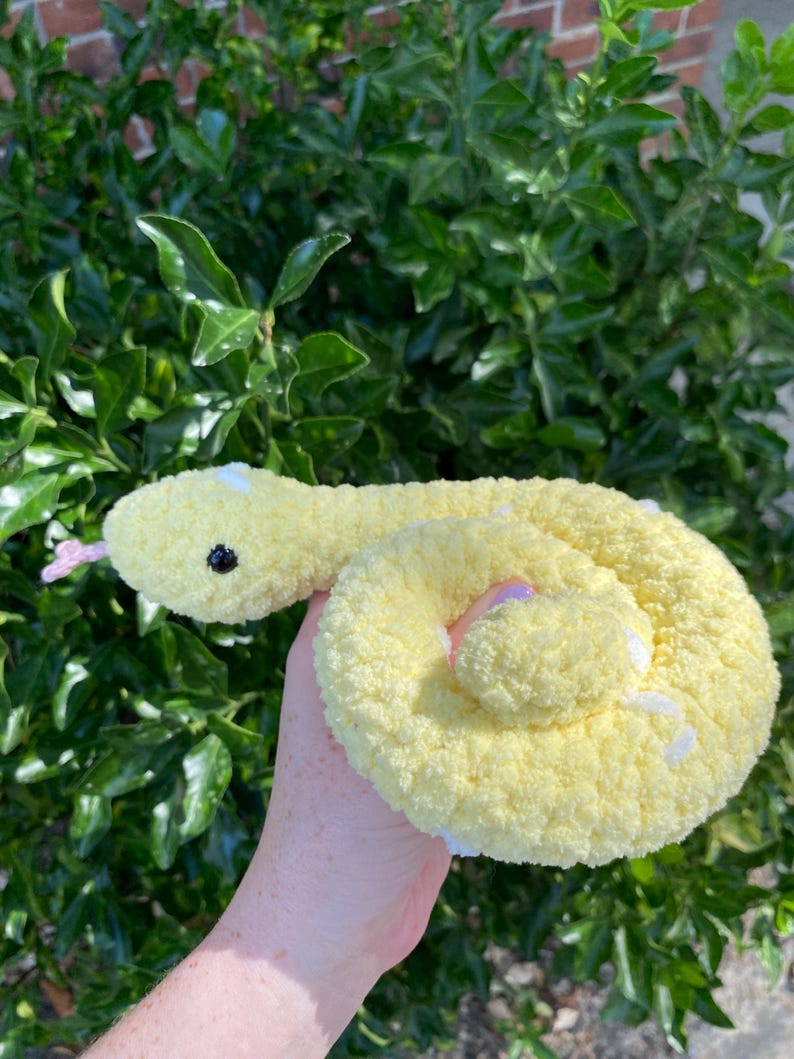 Snake Plushies | Year of the Snake | Crochet Amigurumi | Animal Plushies | Chinese Zodiac | Lunar New Year Snake Plush image 5