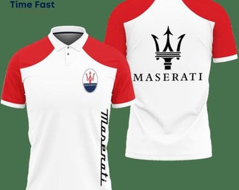 Personalized- Men's 3D Printed Maserati Nct-Ht Polo Shirt Ver 1 S-5XL