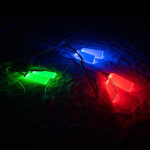 Cosplay and Anime Halloween DIY LED Light Eyes For Helmets Weapons and Props