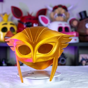 3D Printed Hawkgirl Cosplay Mask – DC Comics Helmet Prop – Fits 24-25” Head – Unpainted DIY Costume Accessory