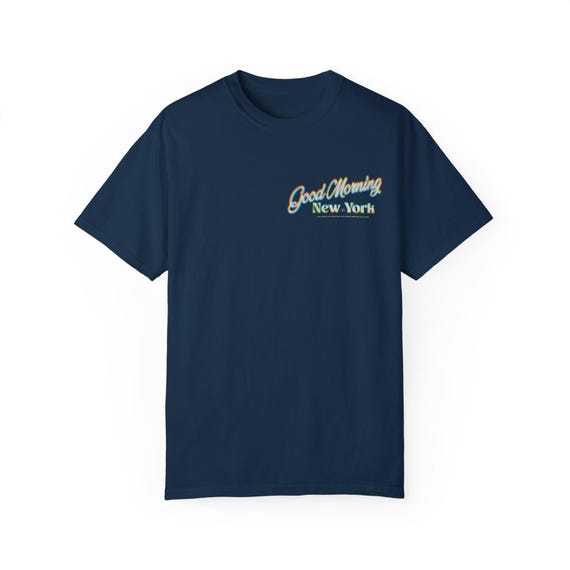 Good Morning New York VHS Vintage Graphic Tee, 2 Sided Unisex Casual Shirt, NYC Gift, Travel Souvenir, Streetwear Fashion
