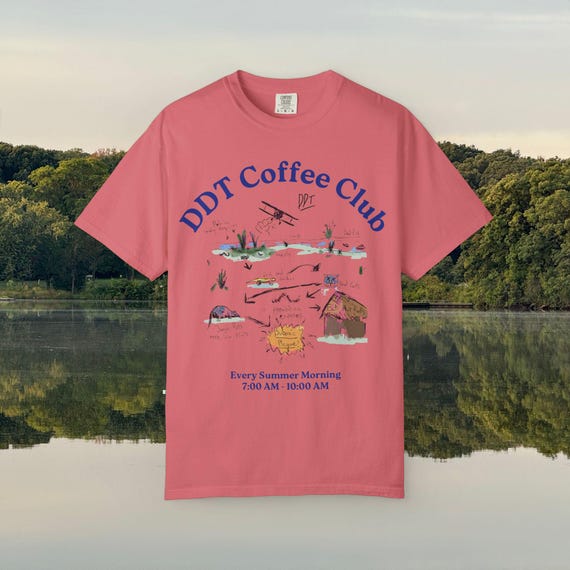 DDT Coffee Club Tee, Butterfly Effect DDT Nature T-Shirt, Unisex Tee, Chemicals, Plague, Environmental Science Shirt, Gift for Nature Lovers