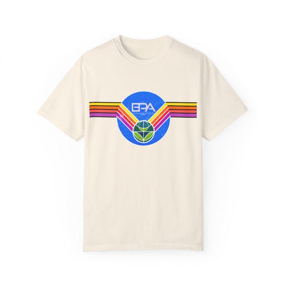 Vintage 70s EPA Tee Shirt - Support Federal Workers - Unisex Shirt, Retro Graphic Tee, Environmental Protection Agency Top, Worker Rights