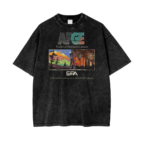 EPA AFGE Defend the Planet - Federal Workers Union Shirt - Profits for Mutual Aid