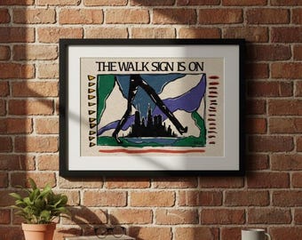 Walkable Chicago Poster, Urbanist Art Print
