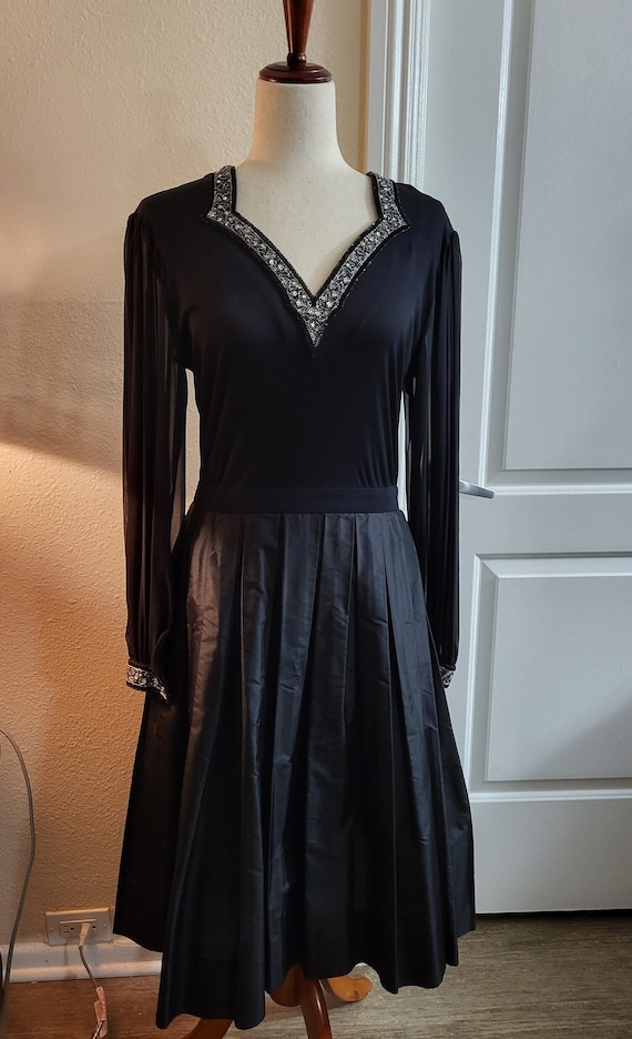 Averardo Bessi 100% Silk Sequin & Beaded Dress (R1