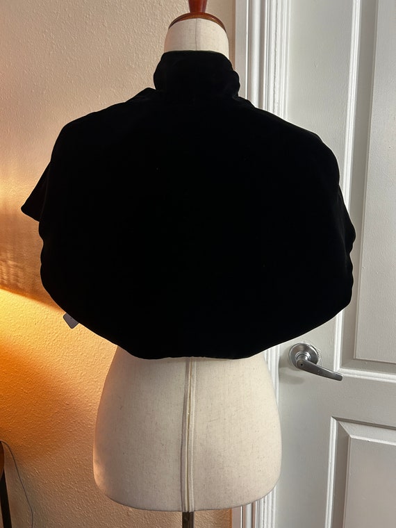 Vintage Velvet Crop Velvet Vest (R4) - image 2