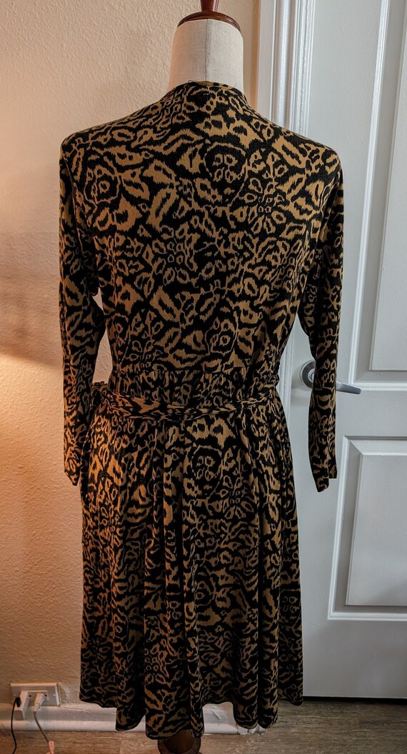 Diane Von Furstenberg Vintage Leopard Print Wrap … - image 2