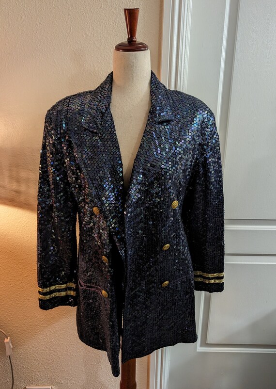 Lew Magram vintage sequined jacket (R6)