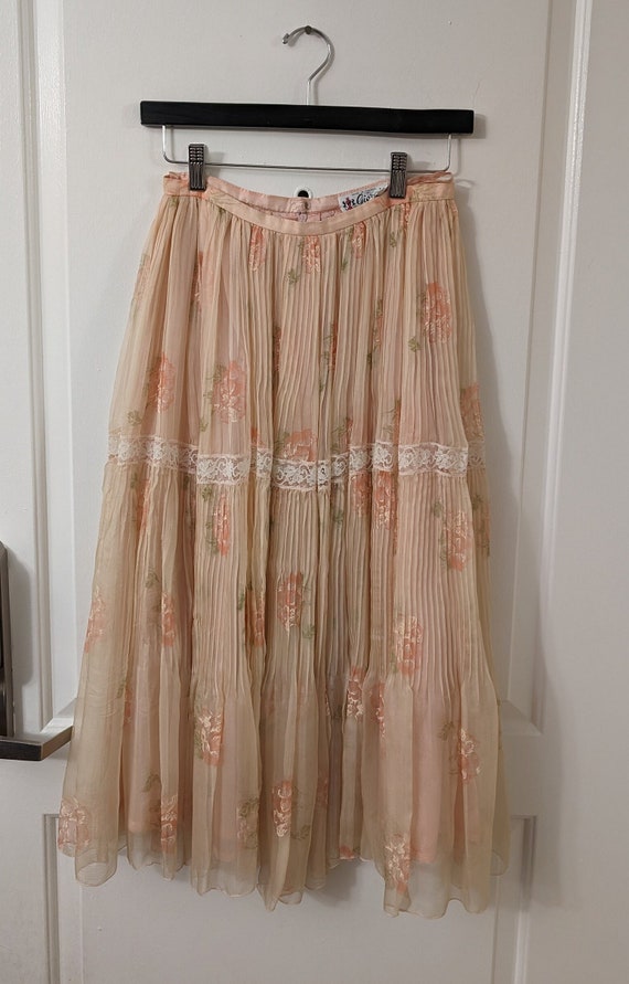 Giorgio Beverly Hills Vintage Silk Skirt (R6)