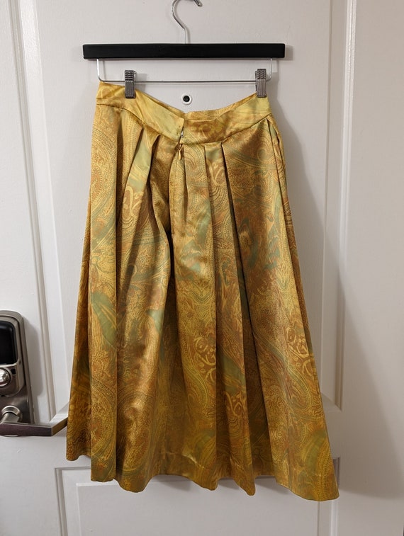 Marina Rimer 100% Silk Vintage Women's Skirt (R6) - image 2