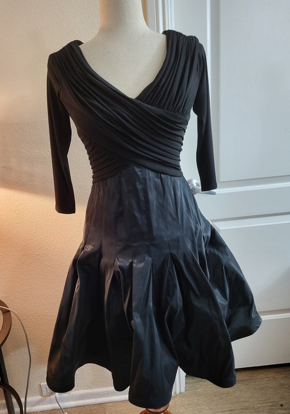 Tadashi Petite Collection Vintage Black Dress (R1)