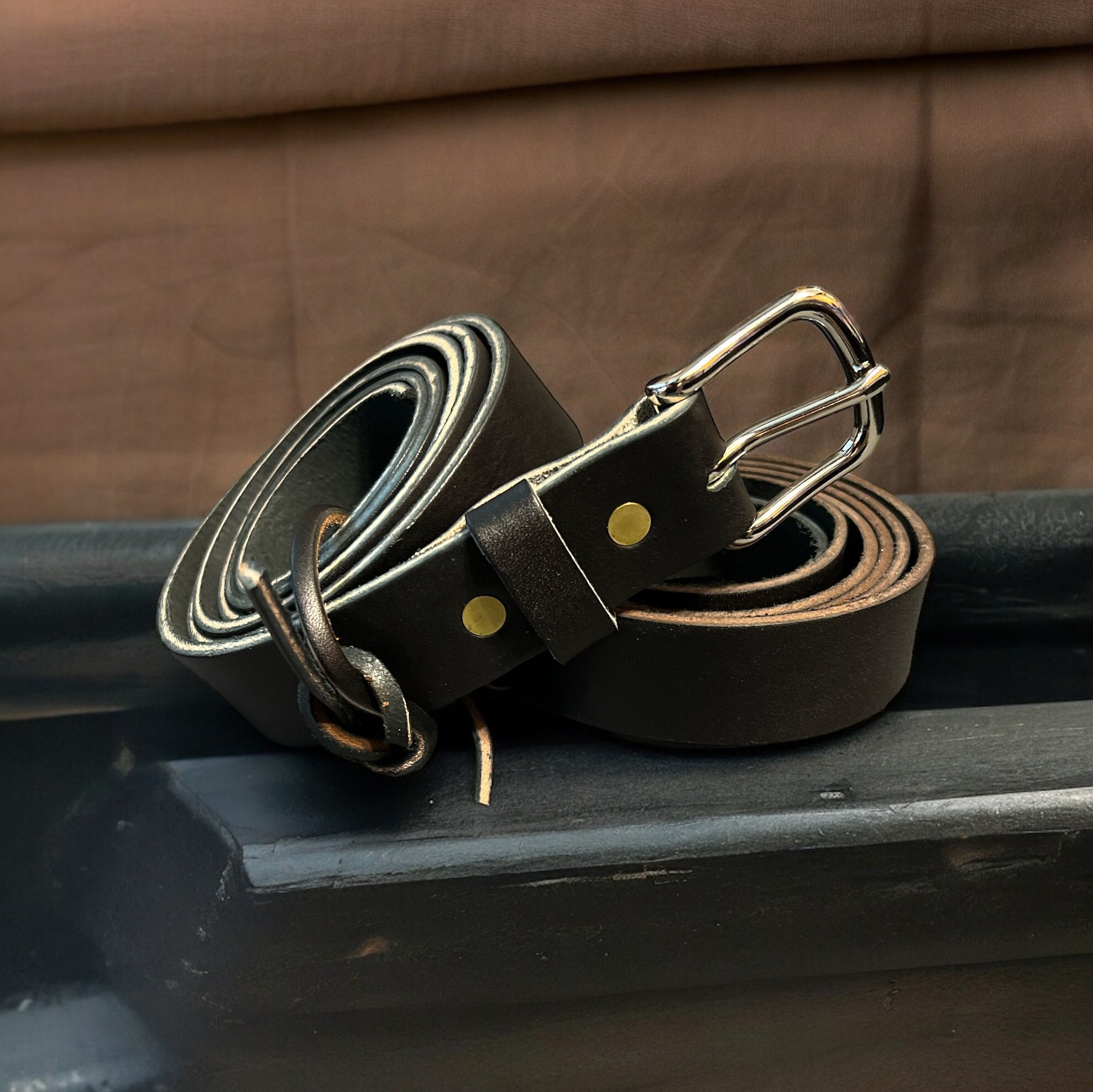 XZQTIVE Women Men Genuine Leather Belt Vintage Ladies