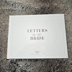 Plantilla de Canva para cartas a la novia, regalo para la novia, regalo para el día de la boda, regalo para la despedida de soltera