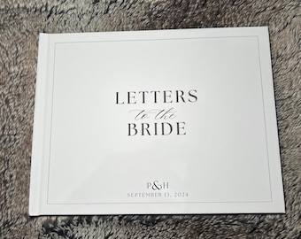 Letters to the Bride Canva Template, Gift for the Bride, Wedding Day Gift, Bridal Shower Gift
