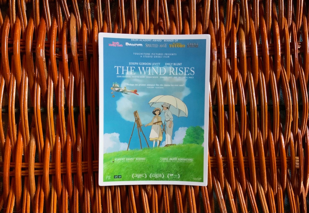 Wind Ruses Sticker Sticker the Wind Rises / the Wind Rises English Language Cinema ...