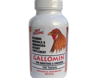 Gallomin Vitamins Minerals & Aminoacids 100 Tablets