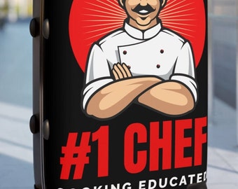 Chef Black Traveling Suitcase