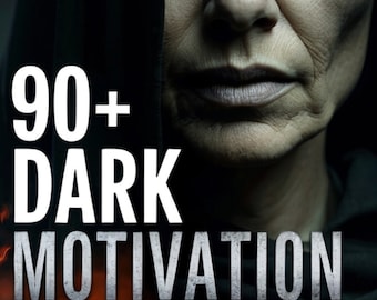 Oltre 90 video di motivazione dark, modificabili con Canva, contenuti virali (download digitale)