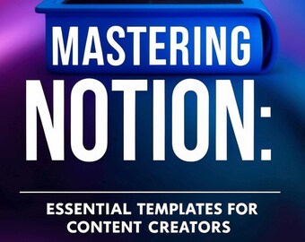 Notion Templates: Agenda essenziale per la creazione di contenuti (download digitale)