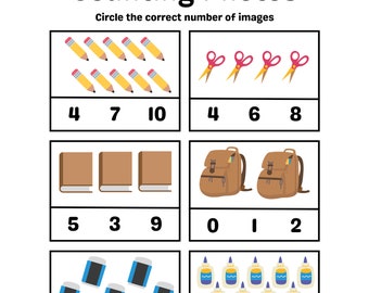Counting Worksheets for Children