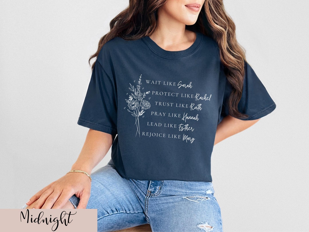 Women of The Bible Crewneck - Heliconia Pink