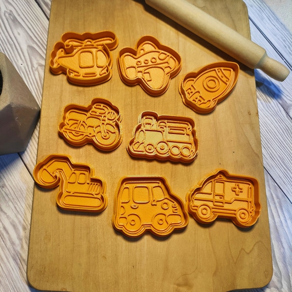 Transport Vehicle Cookie Cutter Set / Ausstechform / emporte-pièce