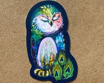 The Owl Muse Sticker