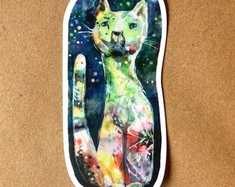 Cosmic Cat sticker