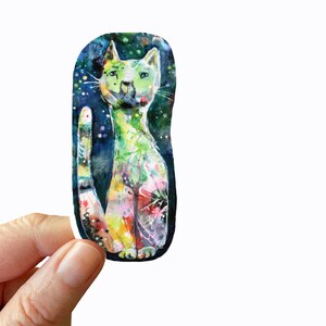 Cosmic Cat vinyl sticker