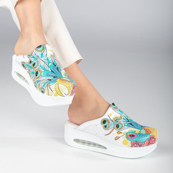 Comfy white nursing shoes online