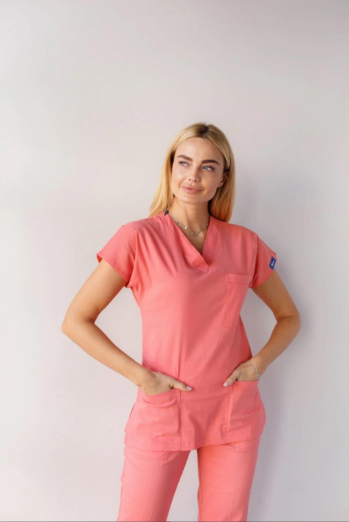 Mediacal Uniform,woman Scrubs Set,nurse Uniform,lycra,cotton,doctor ...