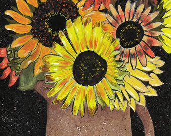 Stella's Sunflowers 8x10" print