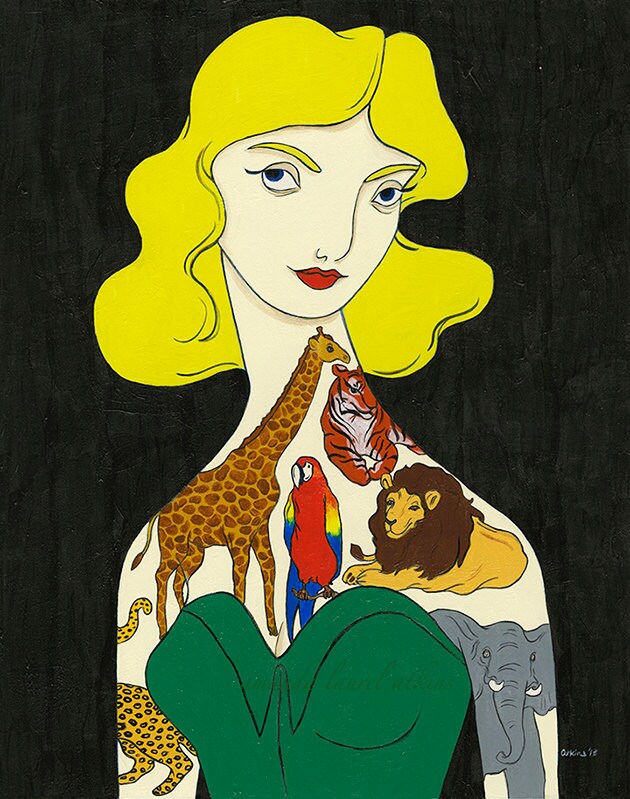 Wild in my reverie, tame within your arms 8x10 vintage inspired print