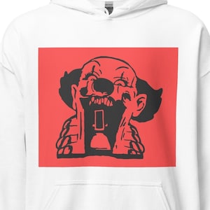 Halloween Hoodie, Clown Hoodie, Novelty Hoodie, Birthday Gift, Bestie Gift, Christmas Gift, Gift for Dad, Gift for Mom, Free Shipping