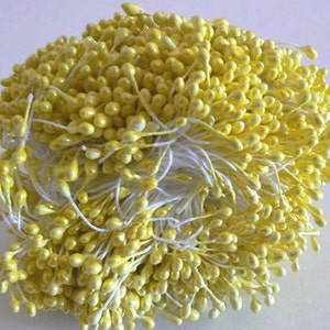 DIY Artificial Flowers 900pcs Mixed Pearl Flower Stamens - 24 Colors For DIY Crafts & Wedding Decor Artificial Flower Pistils
