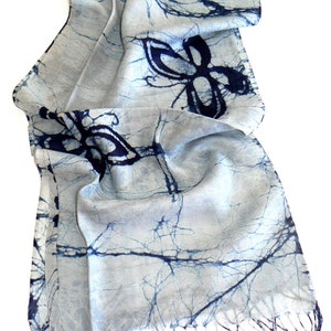 Multi Design 100% Wool Scarf  Batik  Warm and Soft Just Time for Holiday Gift Christmas New Year Butterfly