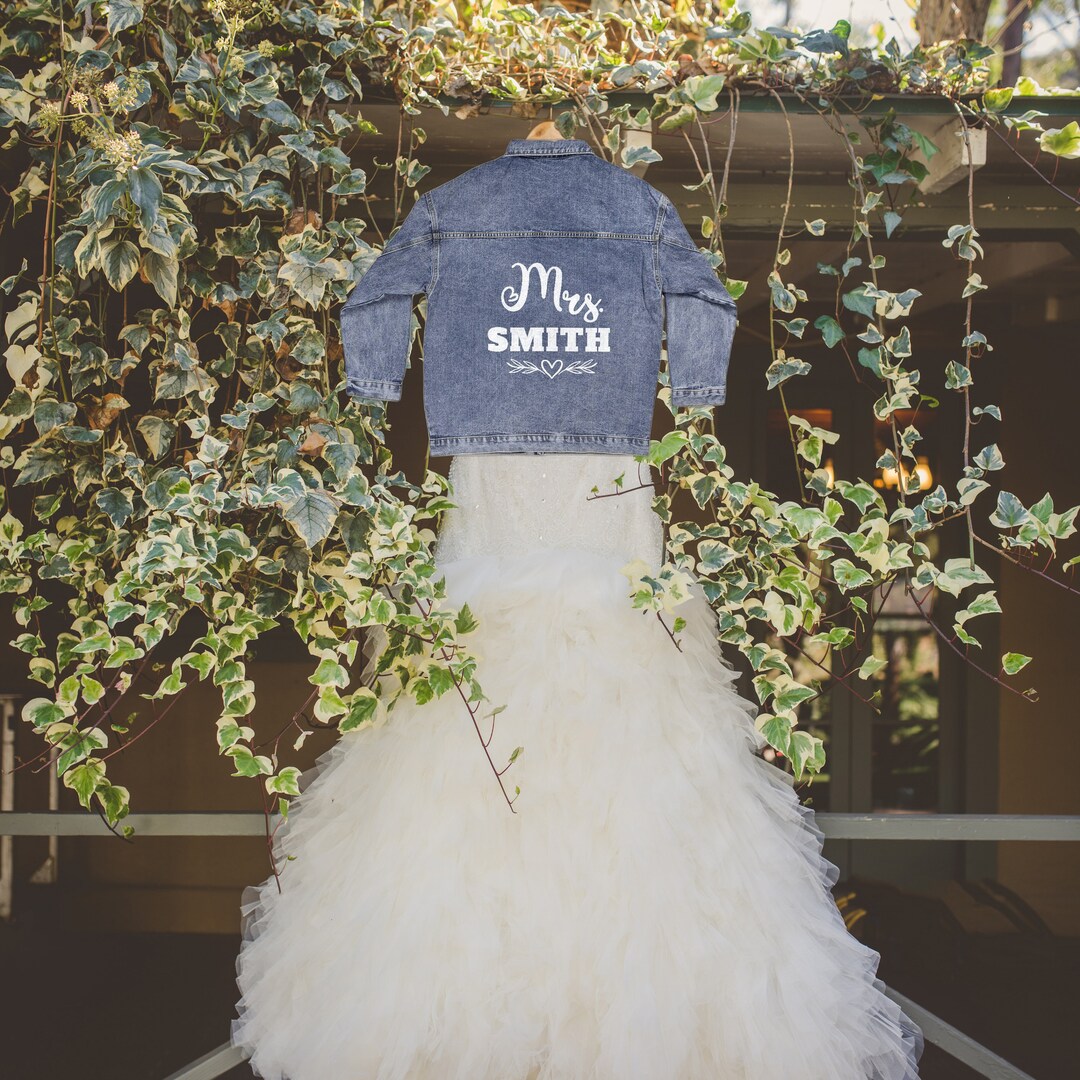 Bride Denim Jacket Future Mrs Jacket Custom Personalized Jacket Wedding ...