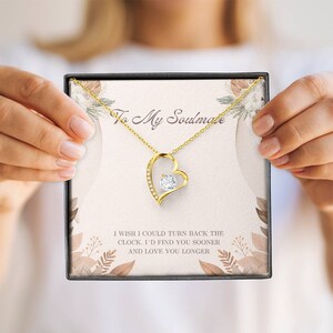Soulmate Necklace Soulmate Gift Necklace Jewelry To My Soulmate Wedding Gift Bridesmaid Gift For Her Anniversary Gift