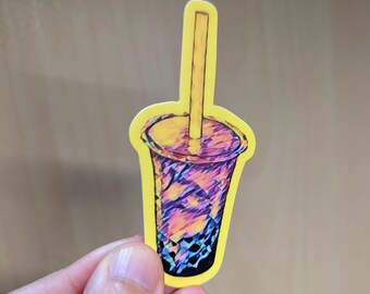 Boba Sticker (Non-Holographic)