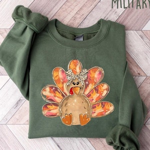 Thanksgiving Turkey Sweatshirt, Turkey Shirt, Family Sweatshirt, Thanksgiving Shirt, Fall Sweatshirt, Women Thanksgiving Sweater