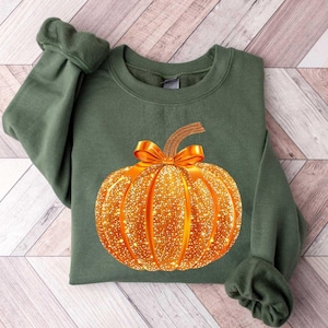 Retro Halloween Coquette Bow Spooky Mama Sweatshirt, Fall Pumpkin Coquette Bow Sweater, Fall Vibes Shirt, Fall Season Shirt, Halloween Tees