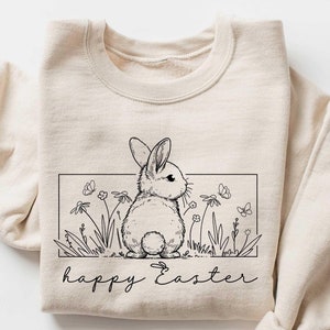 Happy Easter shirt, Women Easter shirt, Cute Easter shirt, Easter shirt, Happy Easter, Easter bunny shirt, bunny shirt