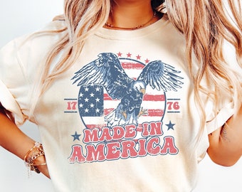 Made in America Shirt, 4th of July Shirt, Made In America Shirt, Independence Day Shirt, Patriotic Shirt, Cute 4th of July Shirt