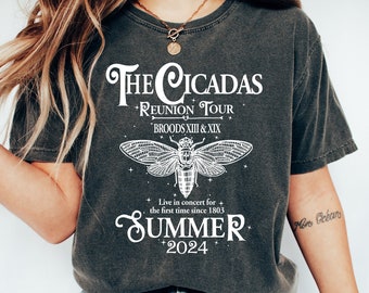 The Cicadas Reunion Tour 2024 T-Shirt - Limited Edition Cicada Concert Tee - Insect Lovers