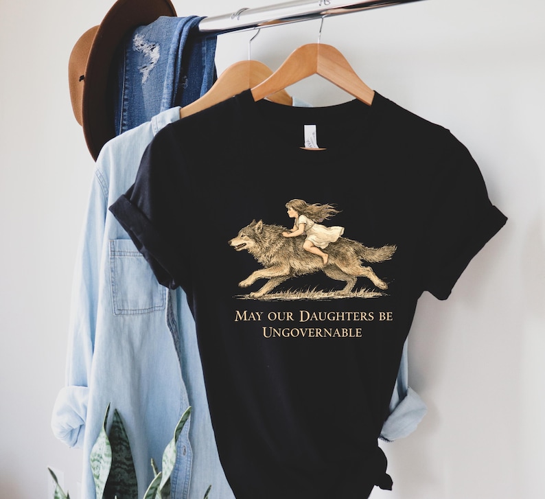 May Our Daughters Be Ungovernable Shirt, Feminist Protest Tee, Activist Motherhood T-Shirt, Social Justice Sweatshirt, Feminist Gift zdjęcie 3