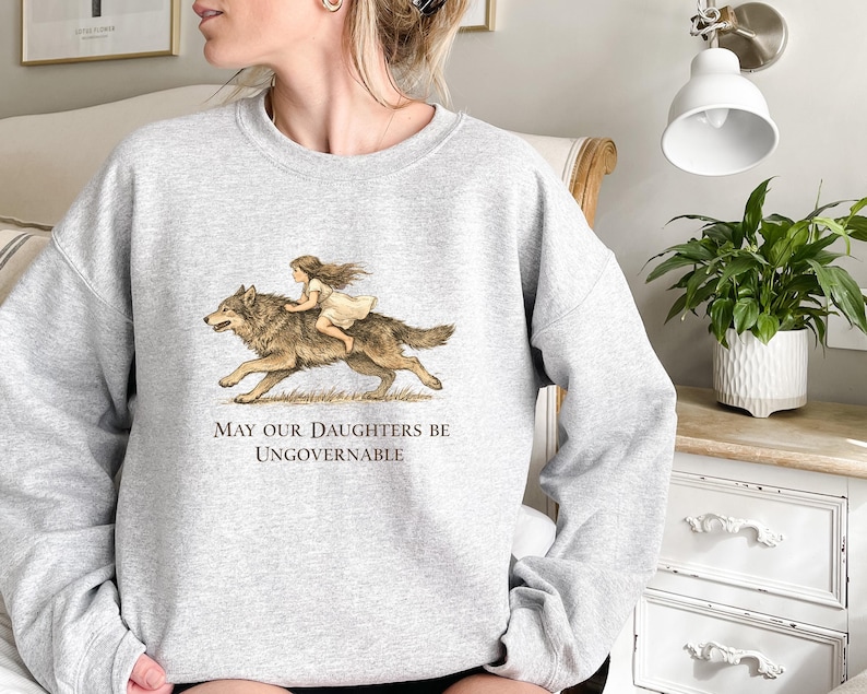 May Our Daughters Be Ungovernable Shirt, Feminist Protest Tee, Activist Motherhood T-Shirt, Social Justice Sweatshirt, Feminist Gift zdjęcie 6