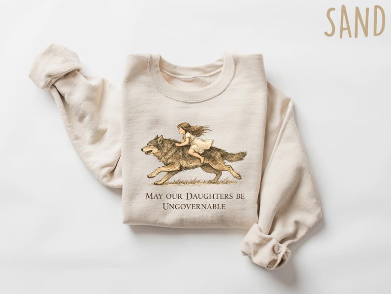 May Our Daughters Be Ungovernable Shirt, Feminist Protest Tee, Activist Motherhood T-Shirt, Social Justice Sweatshirt, Feminist Gift zdjęcie 4