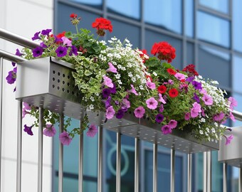 Edelstahl Blumenkasten Halterung für Balkongeländer