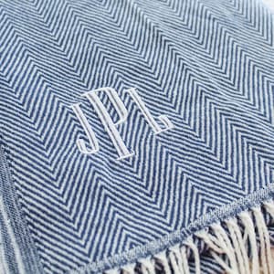 Personalized Cashmere Blanket Etsy